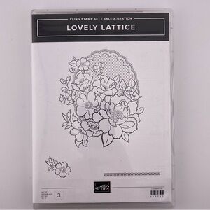 Stampin’ Up! “Lovely Lattice” Stamps Set